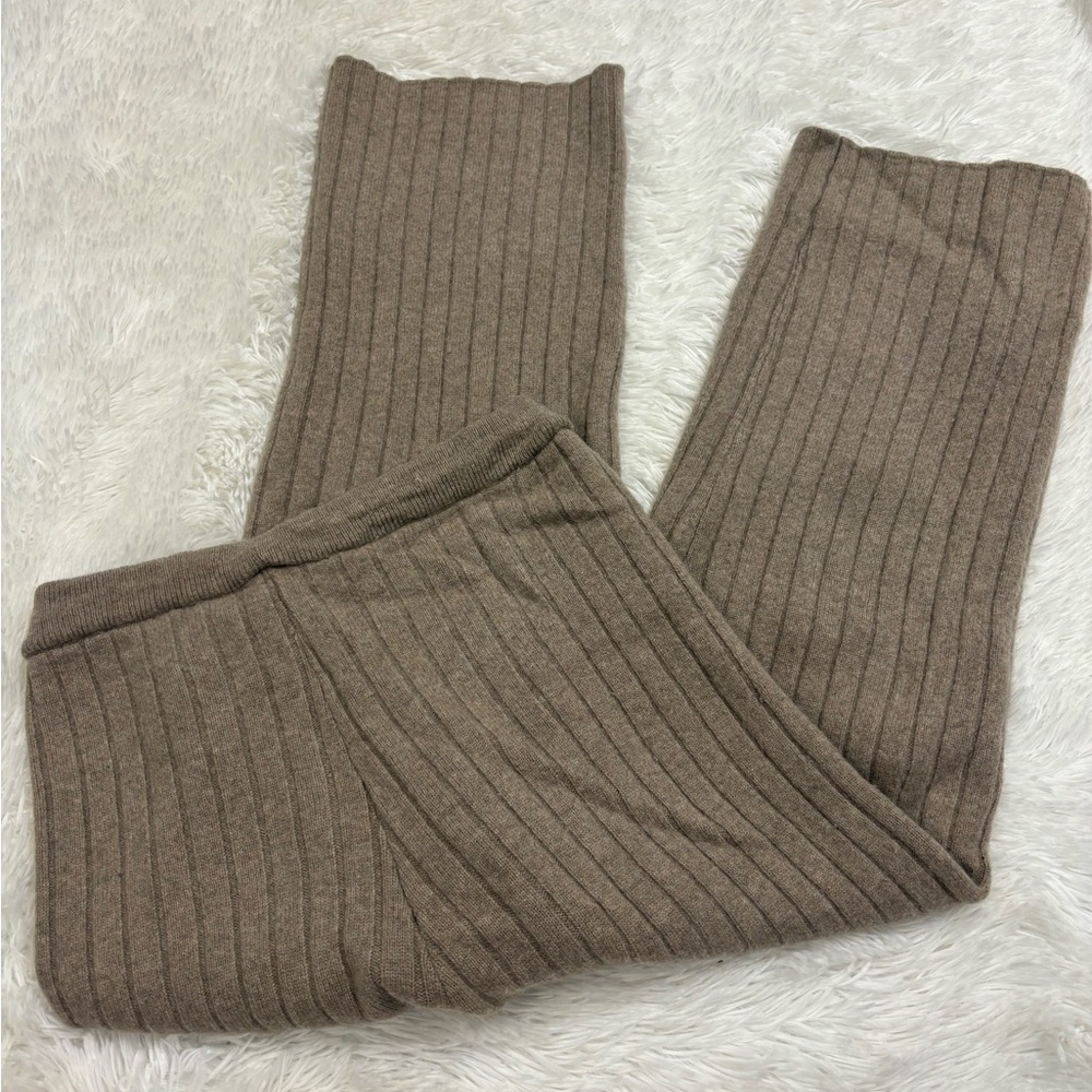 Take A Nap Loungewear Cashmere Rib Knit Leisure Pant Bottoms - Picture 4 of 4